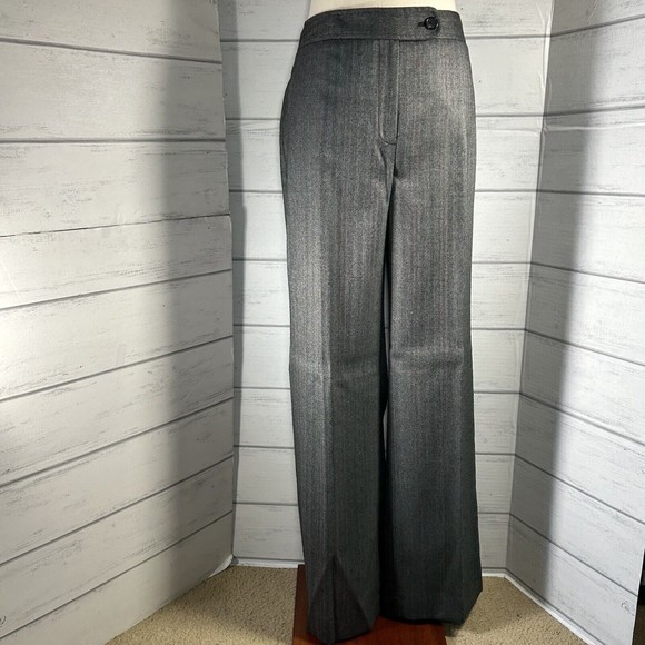 Jones New York Collection Women's Wide Leg Trouser Pants Gray Size 8 - Picture 1 of 12